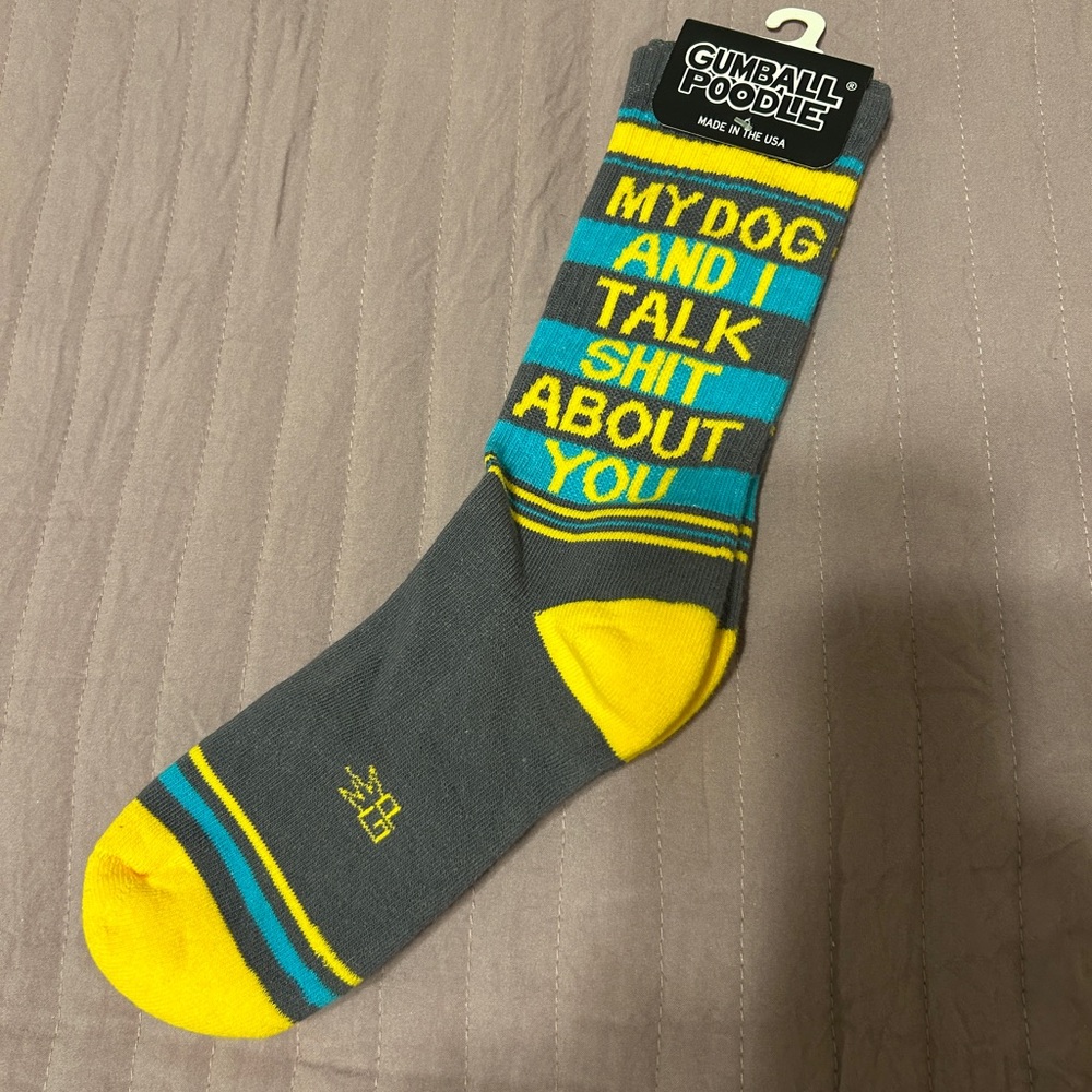 NWT My Dog and I socks